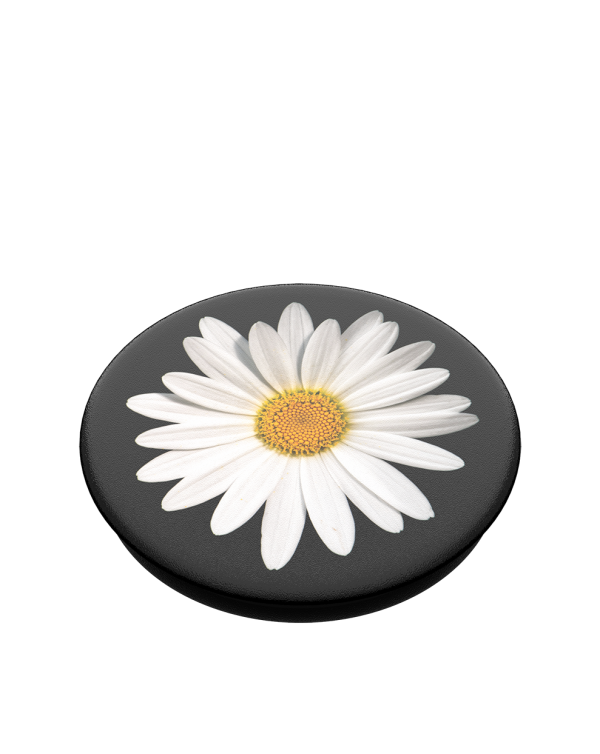 PopSockets - PopGrip (complete swappable PopGrip) White Daisy