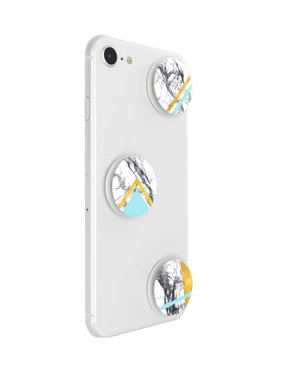 PopSockets - PopMini White Marble Glam