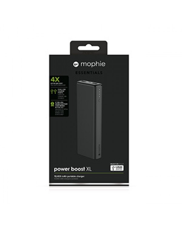 mophie black 10400 mAh power boost v2 xl