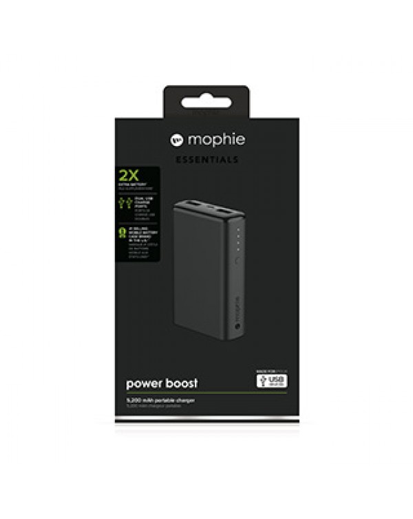 mophie black 5200 mAh power boost v2
