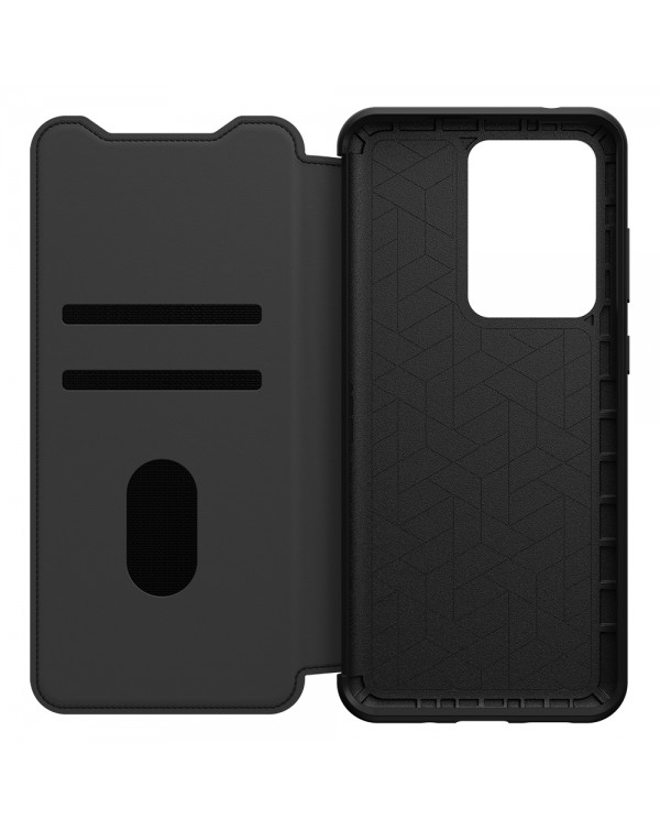 Otterbox - Strada Folio Case Shadow (Blacki/Pewter) for Samsung Galaxy S20 Ultra