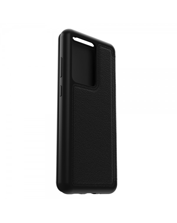 Otterbox - Strada Folio Case Shadow (Blacki/Pewter) for Samsung Galaxy S20 Ultra
