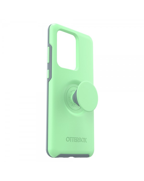 Otterbox - Otter + Pop Symmetry Case with Swappable PopTop Mint To Be for Samsung Galaxy S20 Ultra