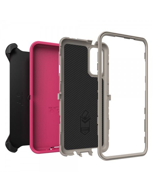 Otterbox - Defender Protective Case Lovebug (Dove/Raspberry) for Samsung Galaxy S20+