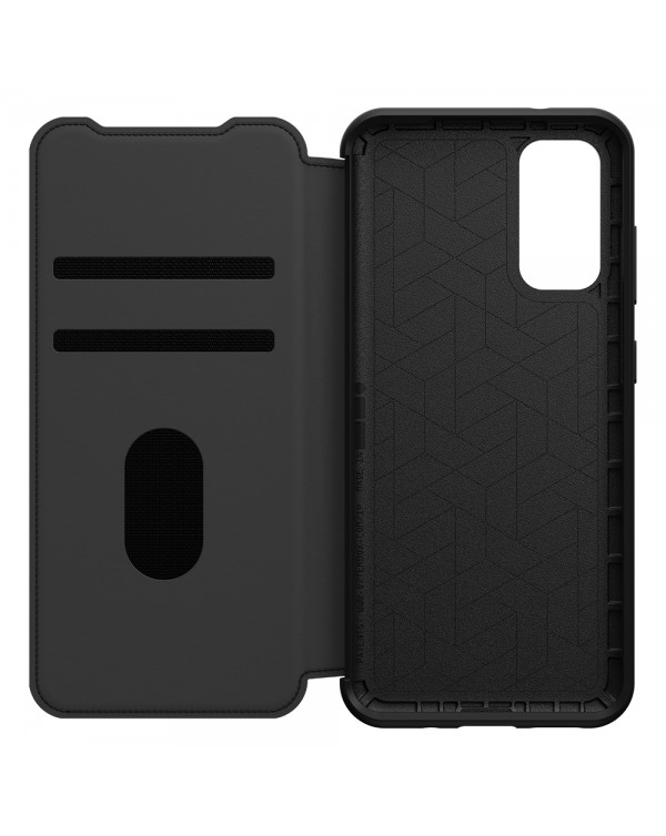 Otterbox - Strada Folio Case Shadow (Blacki/Pewter) for Samsung Galaxy S20