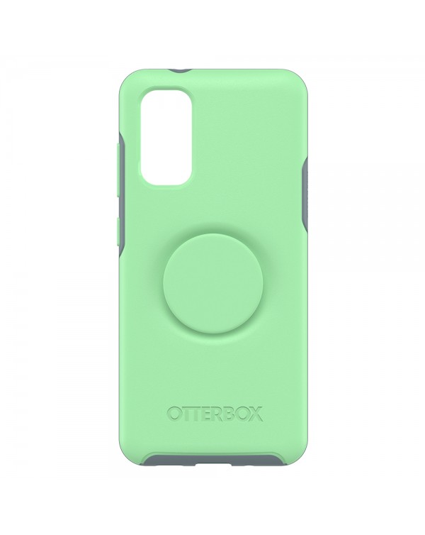 Otterbox - Otter + Pop Symmetry Case with Swappable PopTop Mint To Be for Samsung Galaxy S20
