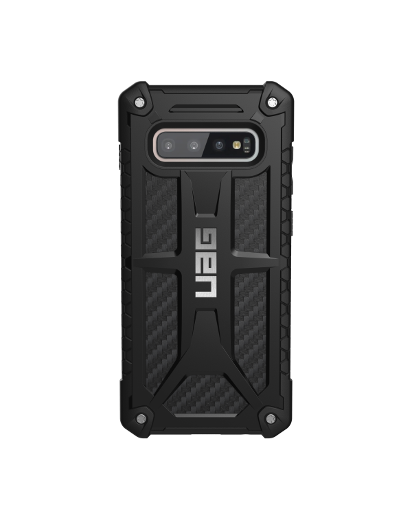 UAG - Monarch Rugged Case Carbon Fiber for Samsung Galaxy S10+