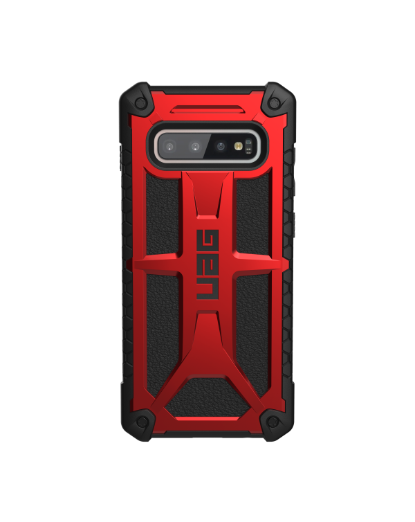 UAG - Monarch Rugged Case Crimson (Red) for Samsung Galaxy S10+