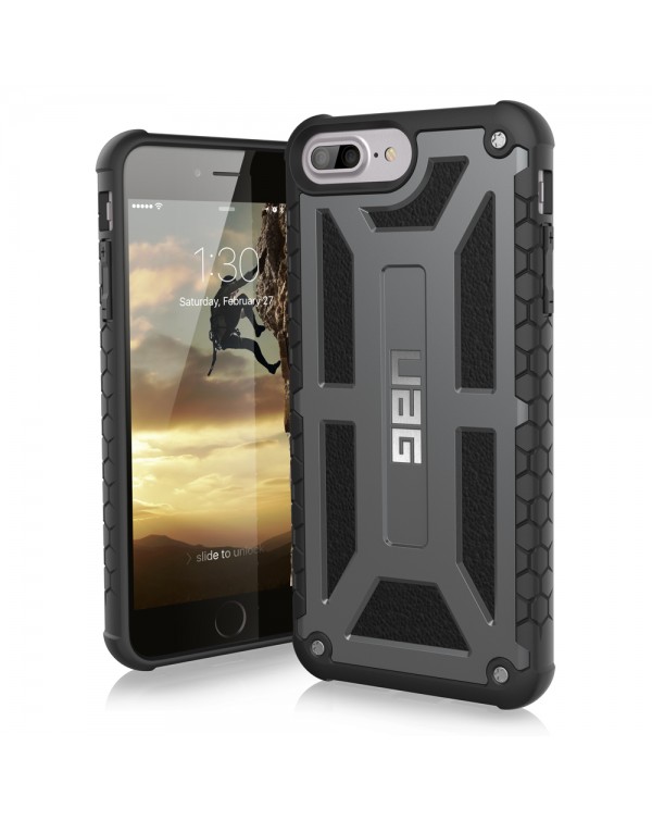 UAG - Monarch Rugged Case Graphite for iPhone 8 Plus/7 Plus/6S Plus
