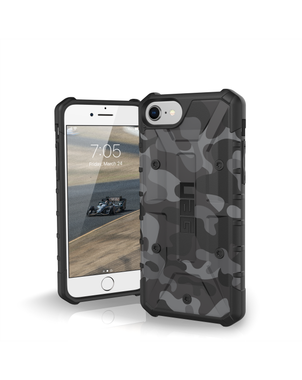 UAG - Pathfinder Rugged Case Midnight Camo (Black) for iPhone SE(2020)/8/7/6S/6