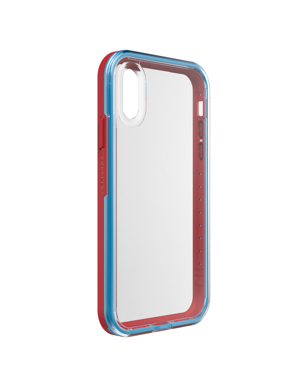 LifeProof - Slam Dropproof Case Varsity (Clear/Ocean) for iPhone XR