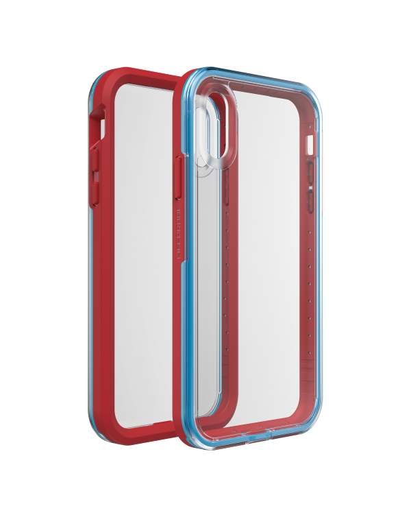 LifeProof - Slam Dropproof Case Varsity (Clear/Ocean) for iPhone XR