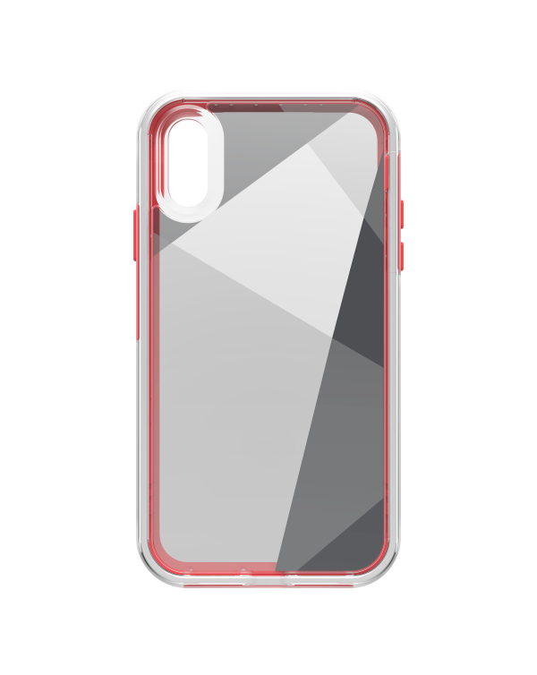 LifeProof - Slam Dropproof Case Whats The Angle (Clear/White/Coral) for iPhone XR