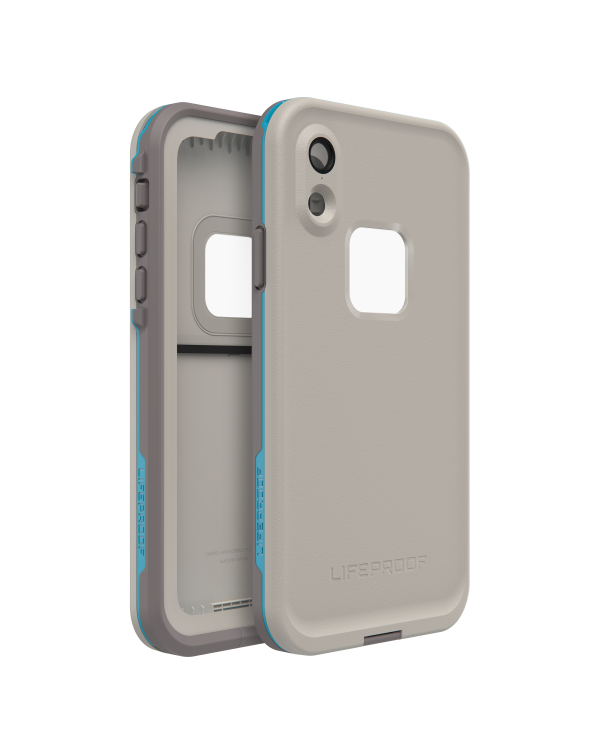 LifeProof - Fre Waterproof Case Body Surf (Grey/Ocean Blue) for iPhone XR
