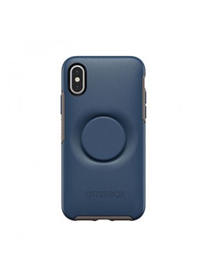 iPhone X/Xs Otterbox + POP Blue/Grey (Go to Blue) Symmetry Series Case