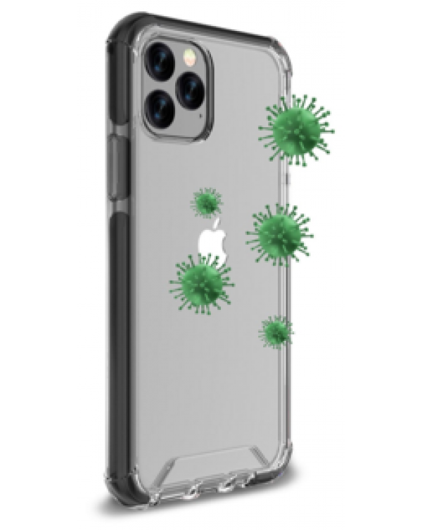 Blu Element - Antimicrobial DropZone Rugged Case Black for iPhone 12/12 Pro