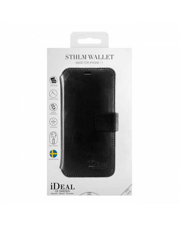 Ideal of Sweden - STHLM Wallet Case Black for iPhone 12 mini