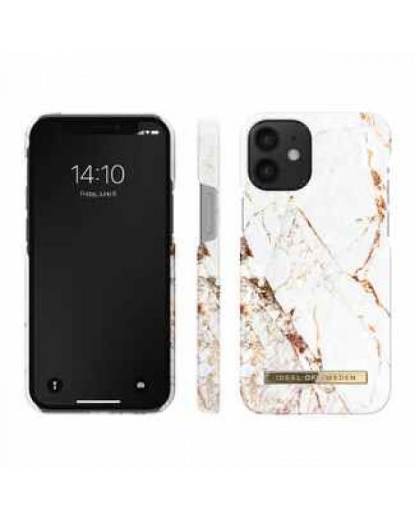 Ideal of Sweden - Fashion Case Carrara Gold for iPhone 12 mini