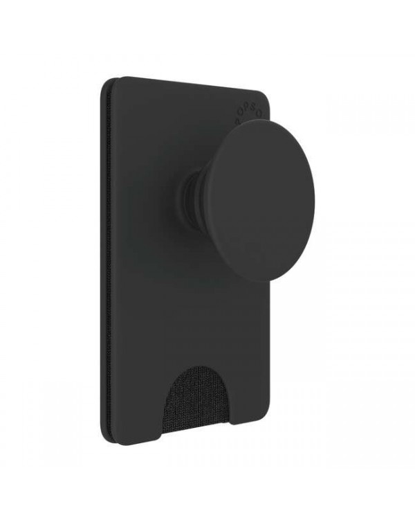 PopSockets - PopWallet+ (PopWallet with Swappable PopGrip) Black