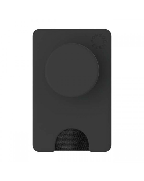 PopSockets - PopWallet+ (PopWallet with Swappable PopGrip) Black