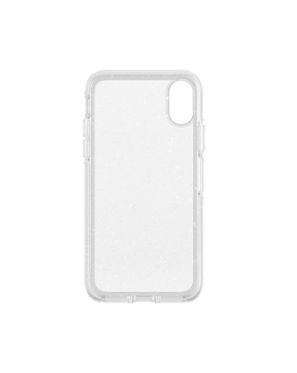 iPhone X/Xs Otterbox Clear/Silver Flake (Stardust) Symmetry Series case