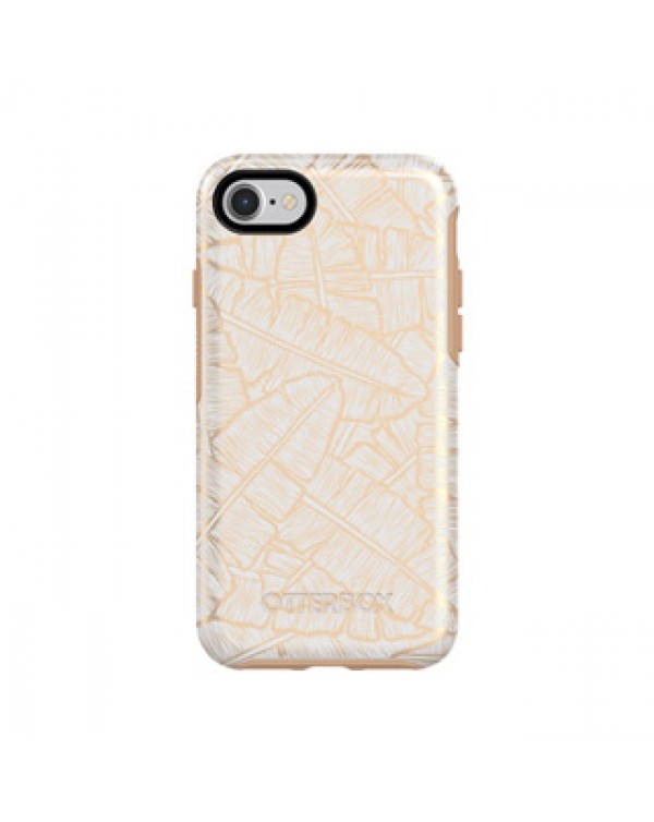 iPhone 8/7 Otterbox White/Brown (Throwing Shade) Symmetry Graphics Series case