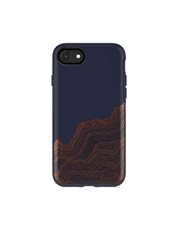 iPhone 8/7 Otterbox Blue/Brown (Good Vibrations) Symmetry Series case