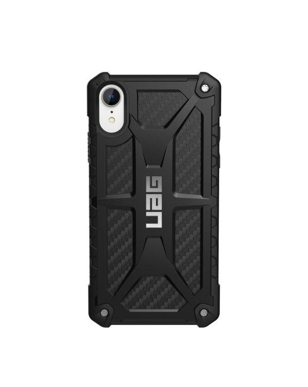 UAG - Monarch Rugged Case Carbon Fiber (Black) for iPhone XR