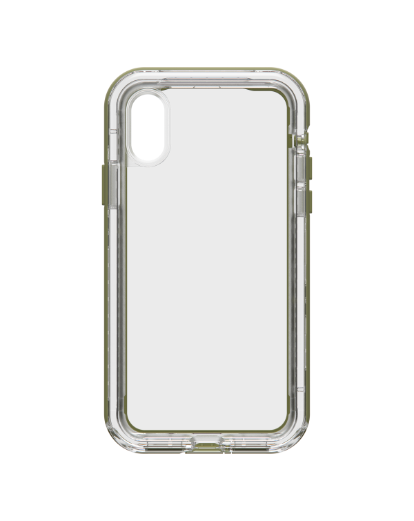 LifeProof - Next Dropproof Case Zipline (Clear/Mosstone) for iPhone XS/X