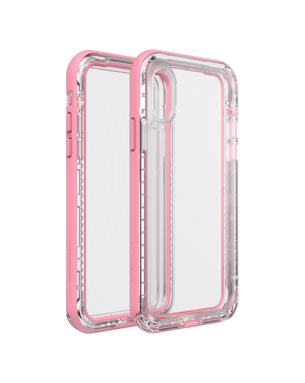 LifeProof - Next Dropproof Case Cactus Rose (Clear/Pink) for iPhone XS/X