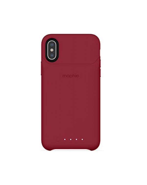 iPhone X/Xs mophie dark red juice pack access case w/ Qi