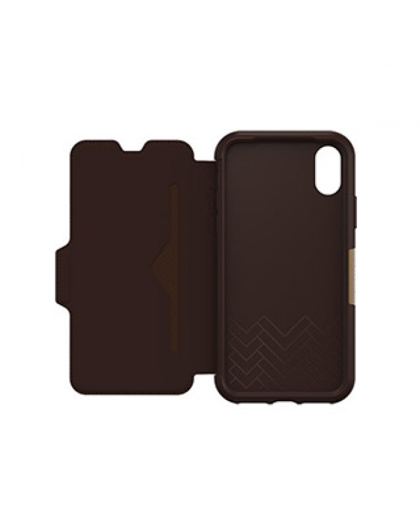 iPhone X/Xs Otterbox Brown/Brown (Espresso) Leather Strada Folio case