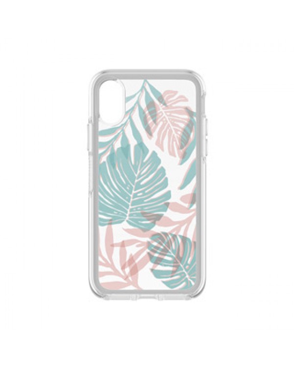 iPhone X/Xs Otterbox Clear/Blue (Easy Breezy) Symmetry Graphic Series case
