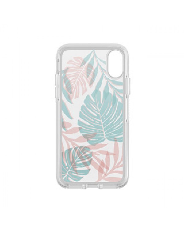 iPhone X/Xs Otterbox Clear/Blue (Easy Breezy) Symmetry Graphic Series case