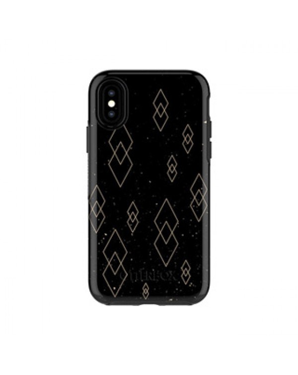 iPhone X/Xs Otterbox Black (Sky of Diamonds) Symmetry Series case