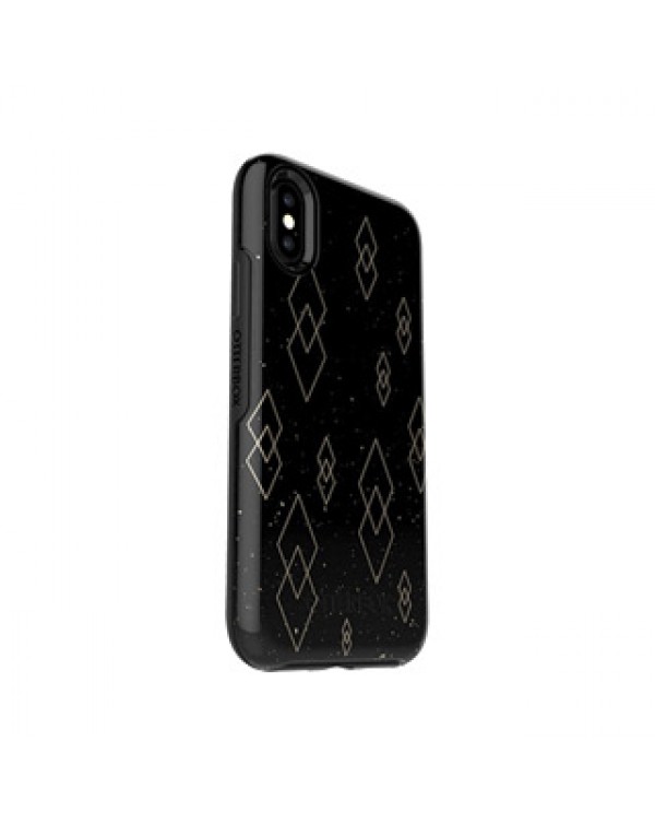 iPhone X/Xs Otterbox Black (Sky of Diamonds) Symmetry Series case