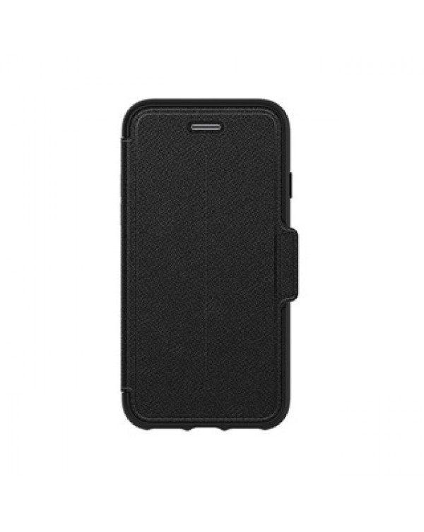 iPhone 8/7 Otterbox Black/Grey (Shadow) Leather Strada Folio case
