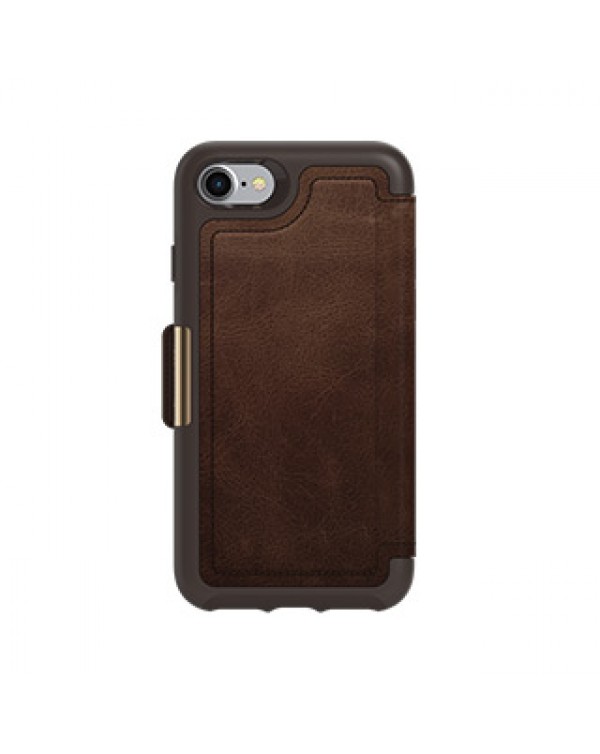 iPhone 8/7 Otterbox Brown/Brown (Espresso) Leather Strada Folio case