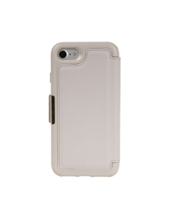 iPhone 8/7 Otterbox Beige/Beige (Soft Opal) Leather Strada Folio case