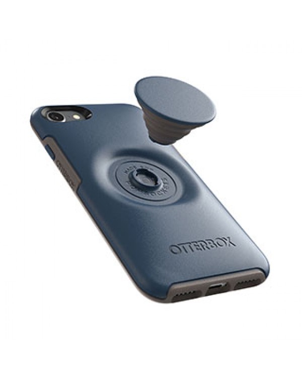 iPhone 8/7 Otterbox + POP Blue/Grey (Go to Blue) Symmetry Series Case