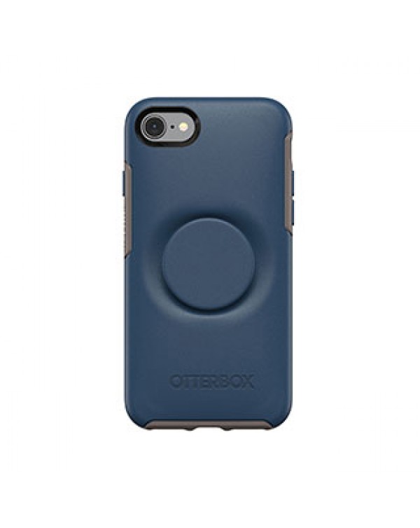 iPhone 8/7 Otterbox + POP Blue/Grey (Go to Blue) Symmetry Series Case