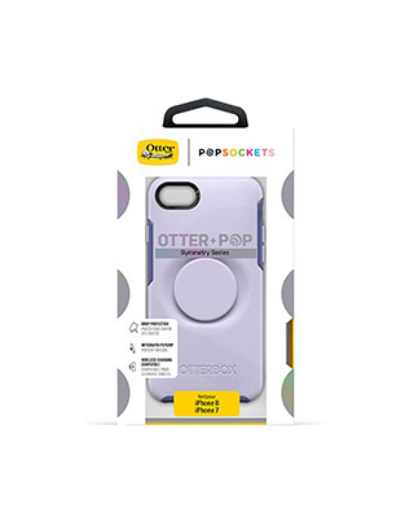 iPhone 8/7 Otterbox + POP Purple/Purple (Lilac Dusk) Symmetry Series Case
