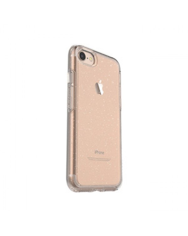 iPhone 8/7 Otterbox Clear/Silver Flake (Stardust) Symmetry Series case