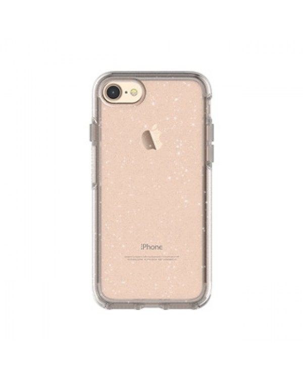 iPhone 8/7 Otterbox Clear/Silver Flake (Stardust) Symmetry Series case
