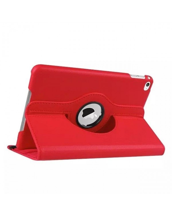 Rotating Flip Cover For Apple iPad Mini 4  Red