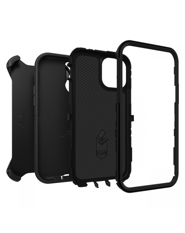 Otterbox - Defender Protective Case Black for iPhone 12/12 Pro