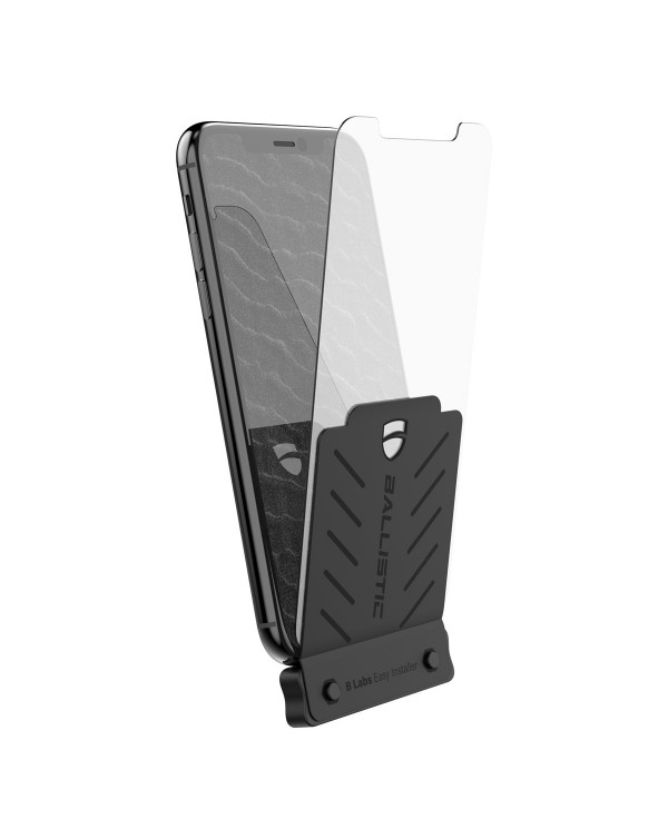 BALLISTIC PREMIUM TEMPERED GLASS WITH TRAY FOR IPHONE XS MAX, CLEAR