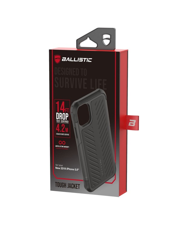 BALLISTIC TOUGH JACKET SERIES CASE FOR IPHONE 11 PRO, BLACK