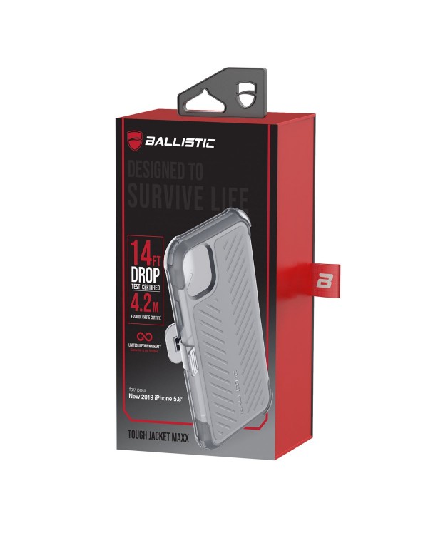 BALLISTIC TOUGH JACKET MAXX SERIES CASE FOR IPHONE 11 PRO, GREY